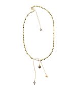 Барочный жемчуг и гематит чокер