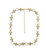 Чокер с покрытием родий. золото