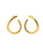 Серьги Сталь Золото